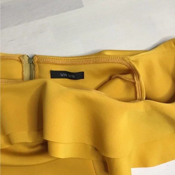 WinWin Strapless Mustard Dress - Picture 7 of 7